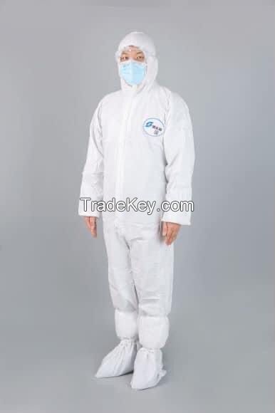 White Disposable Protective clothing  Coveralls MS PE propylene Suit