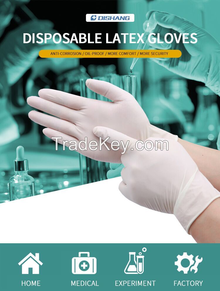 surgical latex  gloves   sterile  examination rubber latex   gloves