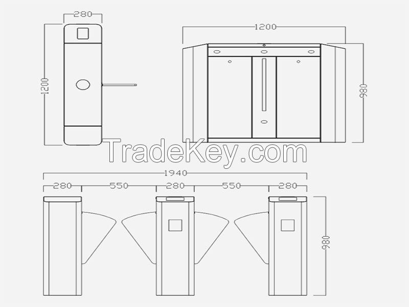 Flap Barrier Gate