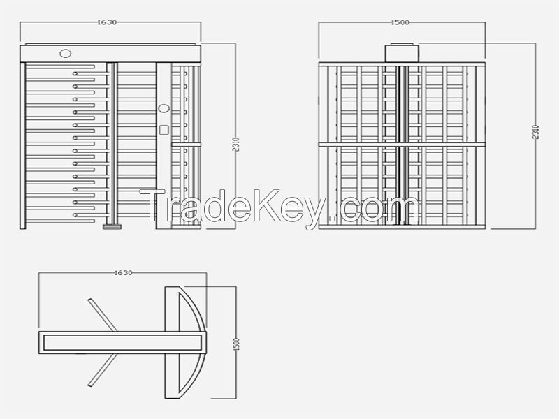 Full Height Turnstile