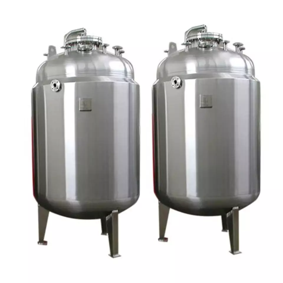 industrial stainless steel storage tank for edible oil