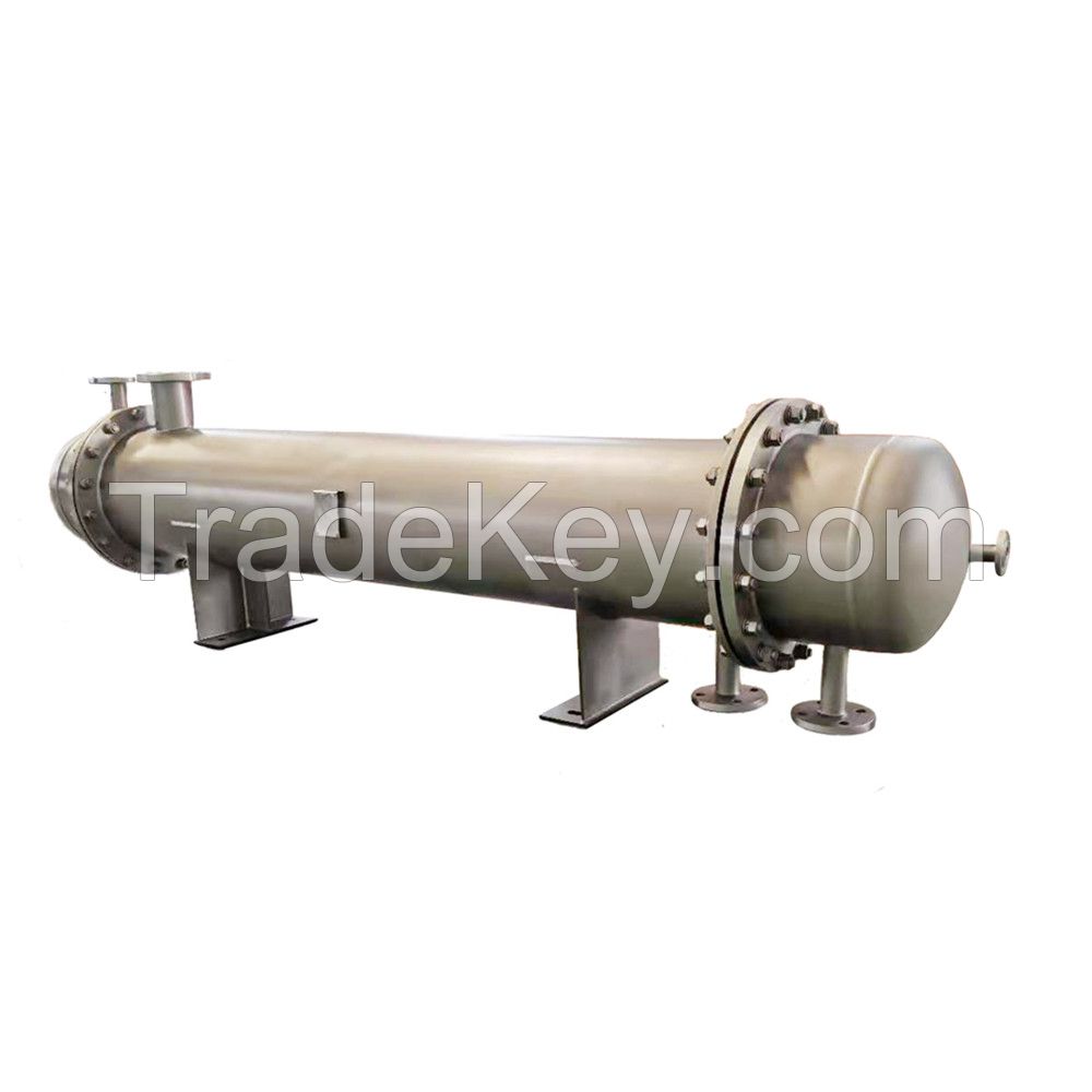 stainless steel tubular heat exchanger for cooling orange juice