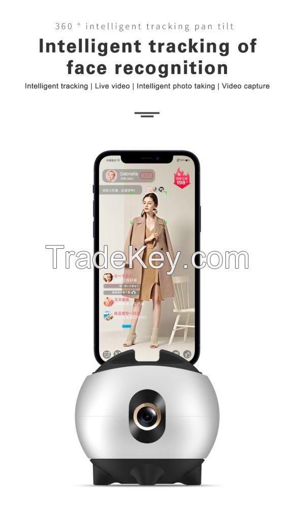Phone Holder 360 Degree Auto Face Automatic Tracking Phone Gimbal