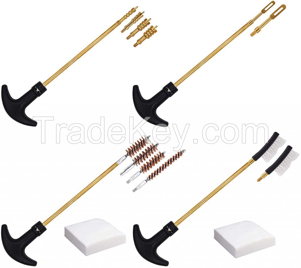 Cross-Border Hot-Selling Brass Firearm Cleaning 18PCS Gun Brush Set