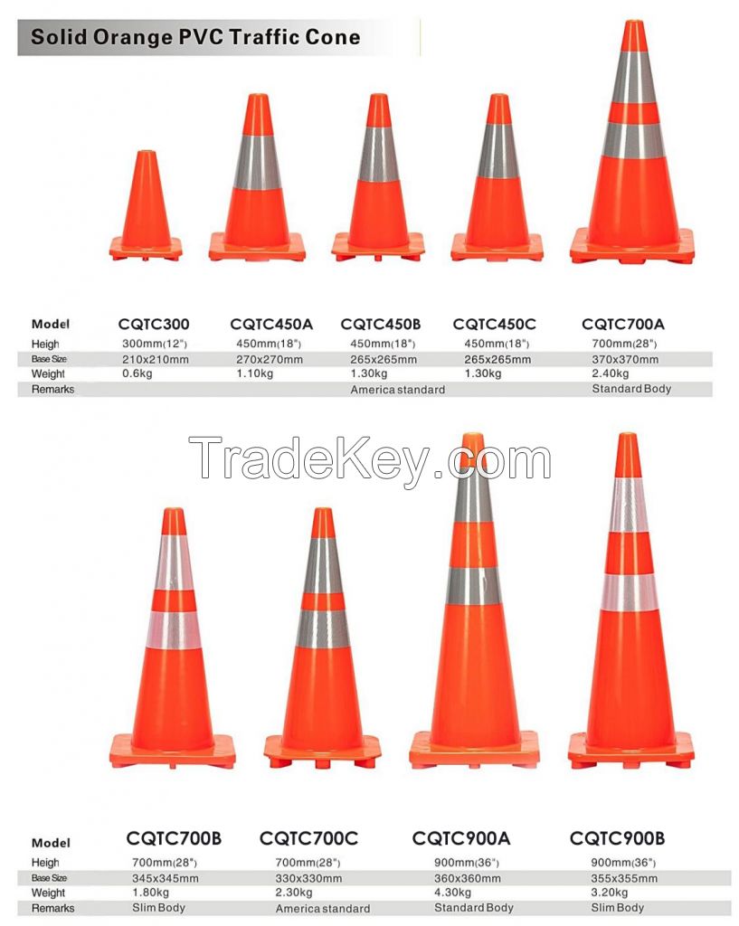 Colorful Traffic Road Safety PVC Flowing Tiny Certificated Reflectorized Slim Shape Flexible Reflective Delineator Warning Traffic Collapsible Traffic Cones