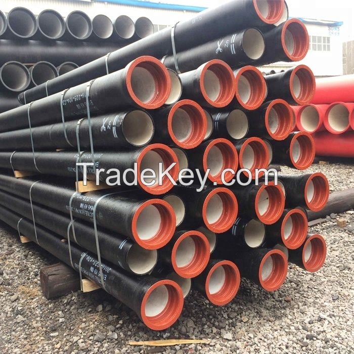 Factory Price EN545 C25, C30, C40 K9 Black ductile iron pipes