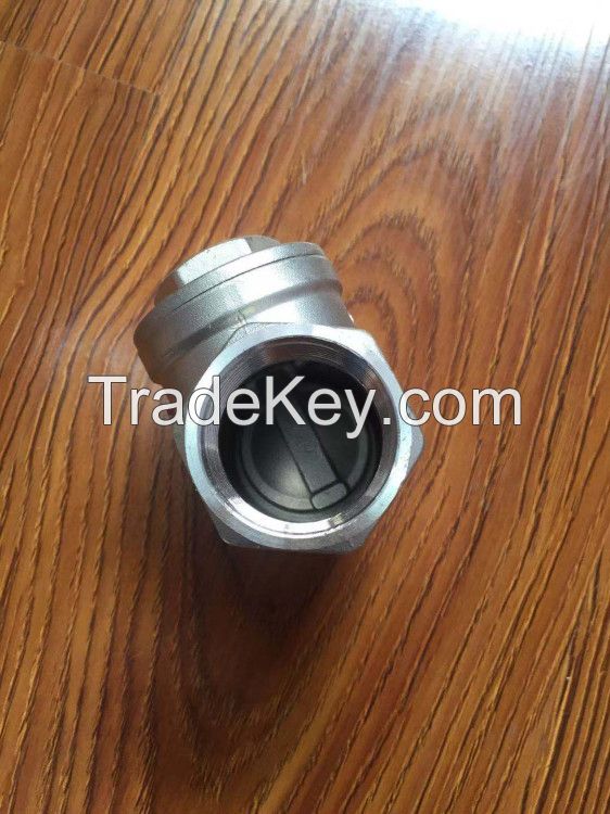 Stainless steel wire link horizontal check valve