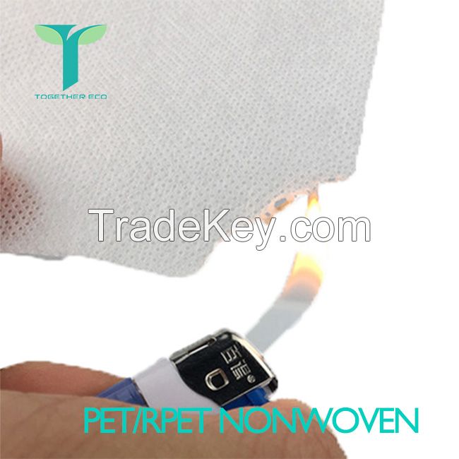 Eco-Friendly 100% Rpet Polyester Recycle PET Spunbond Non Woven Fabric for non-woven bag sublimation