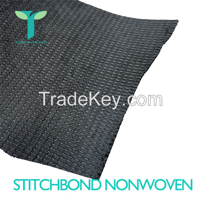 100% recycled Polyester stitchbond nonwoven material RPET Stitch Bond Non Woven fabric