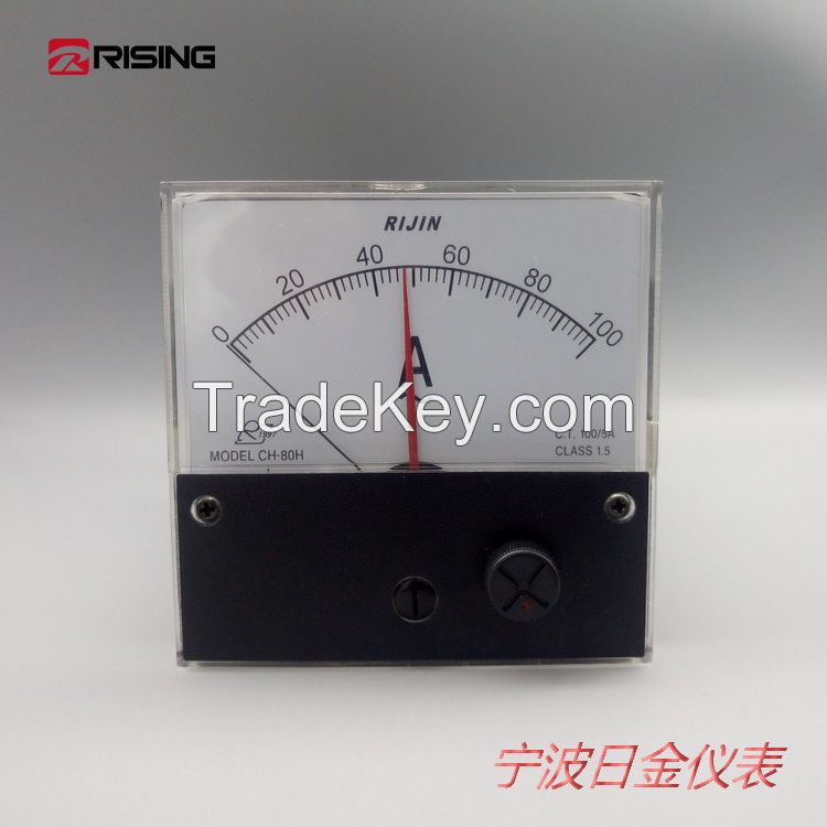 CH80H analog meter relay, ammeter relay, voltmeter relay