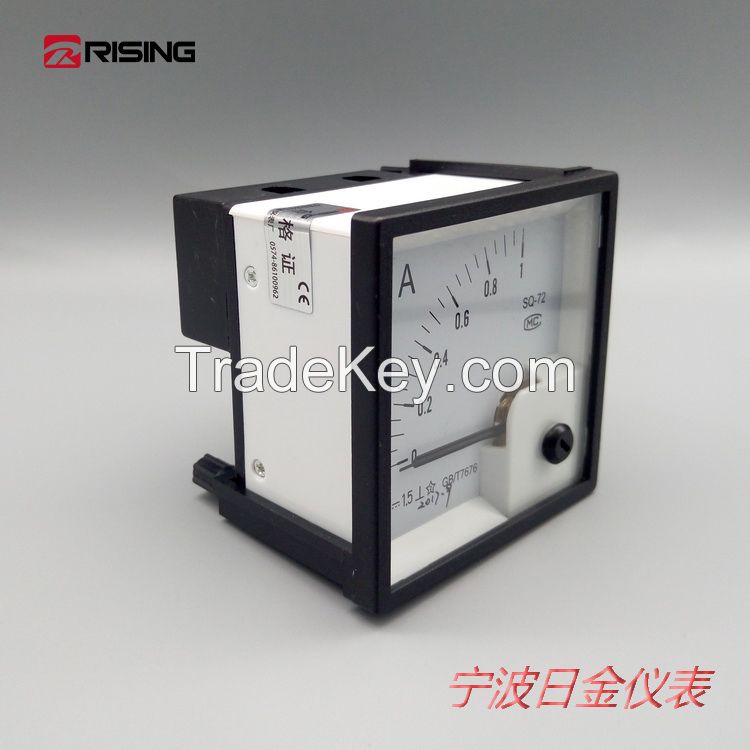 72*72mm analog panel meter, AC current meter, DC current meter