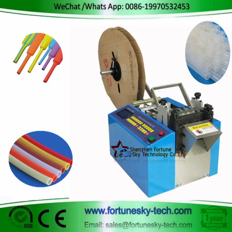 Automatic Heat Shrink Silicone Transparent Tubing Cutting Machine