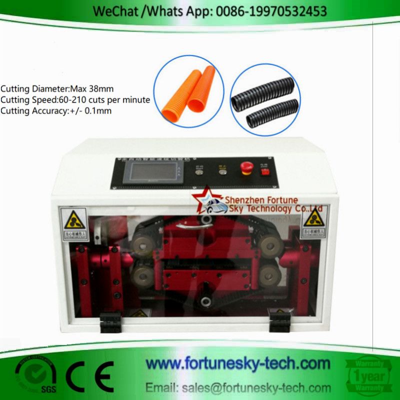 Automatic FEP Sleeve Corrugated Tubing Cutting Machine