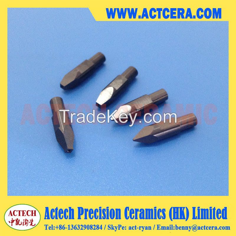 Black ceramic nozzle tip, ceramic nozzle tip machining, SMT machine ceramic nozzle