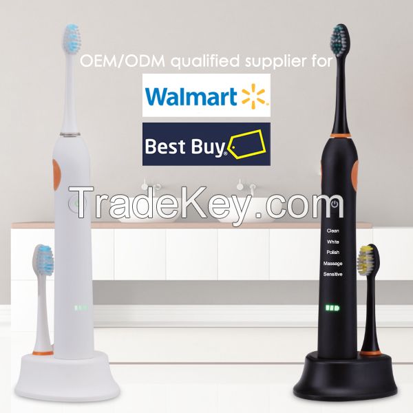 Sonic electric toothbrush with LED indicator