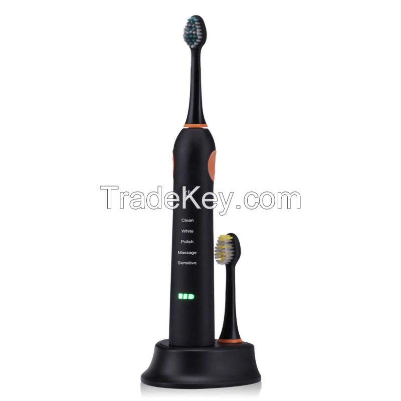 Sonic electric toothbrush with LED indicator