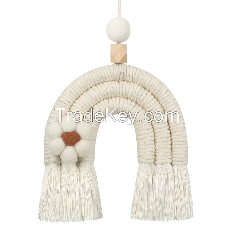 handmade yarn wave car inside hanging decoration