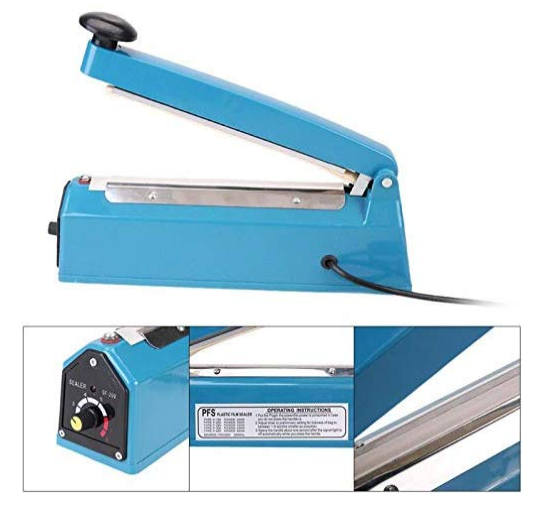 Hand Impulse Sealing Machine Plastic Film Bag Sealer PFS-300