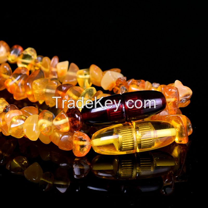 Natural Baltic Amber Necklace for Baby Adult 100% Real Irregular Baroq