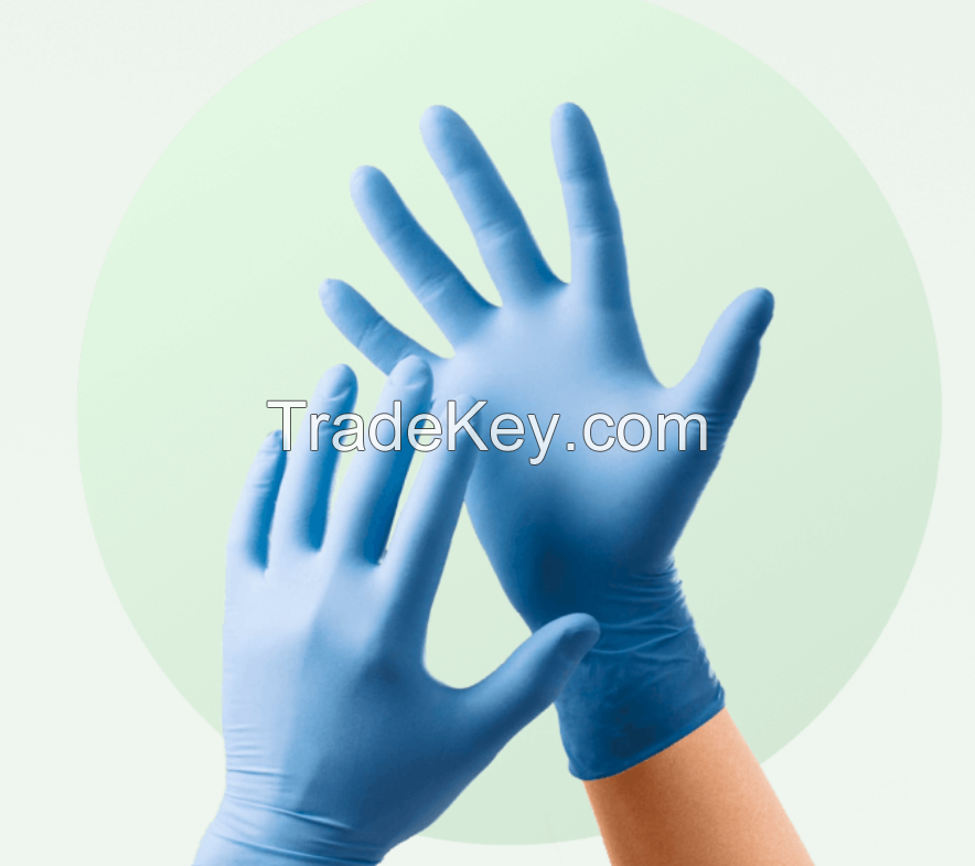 Disposable pure nitrile examination  Gloves CE&FDA approved