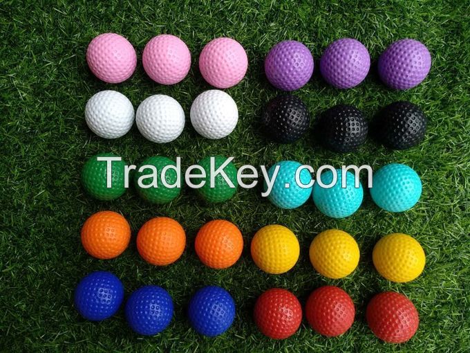 pvc mini golf low bounce  ball