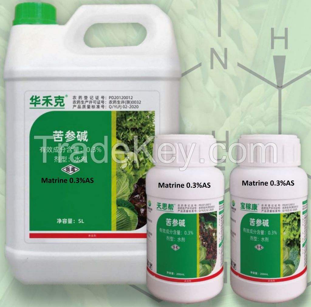 Natural Herb Extracts Bio Pesticide Matrine 0.3%AS for Organic Agriculture