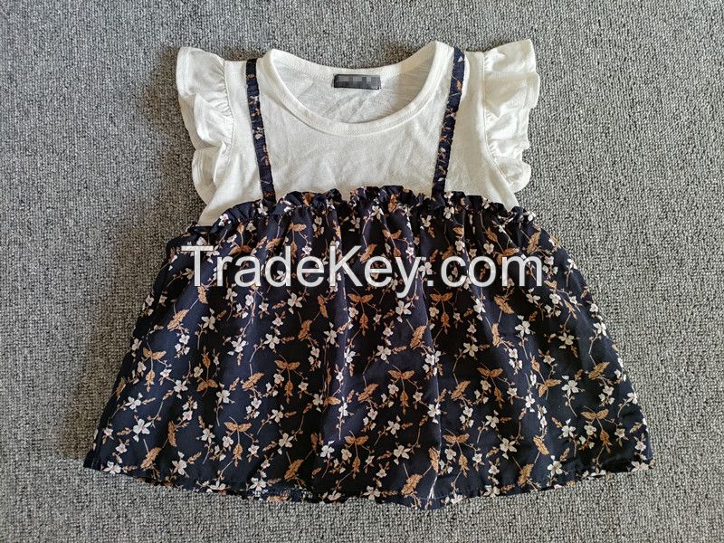 baby girl's dress printed