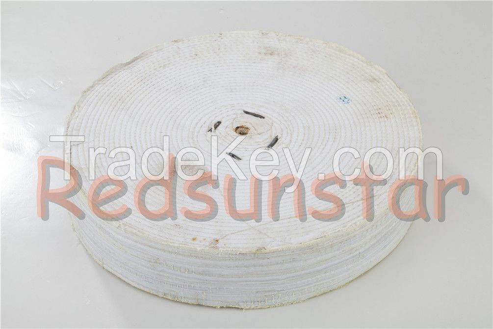 sewn cotton cloth aluminum surface dirt removing polishing buffs