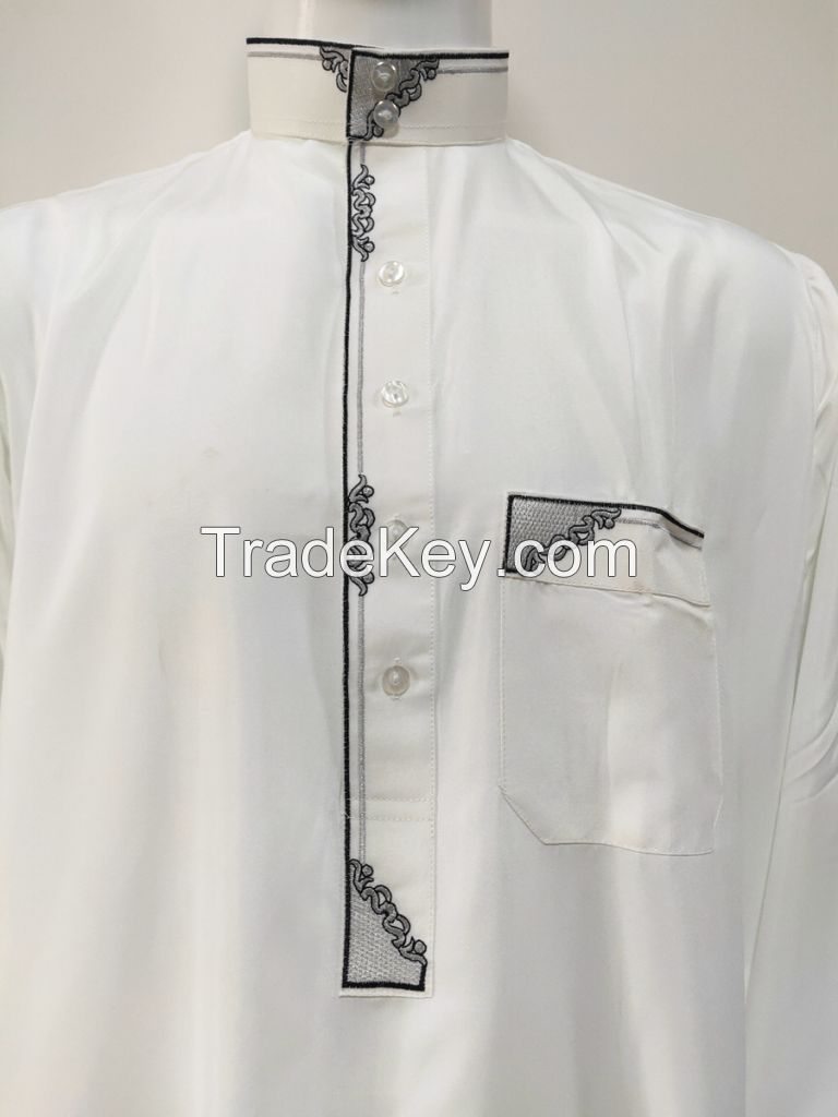Cream Color 34 Inch Arabic Kids Clothing