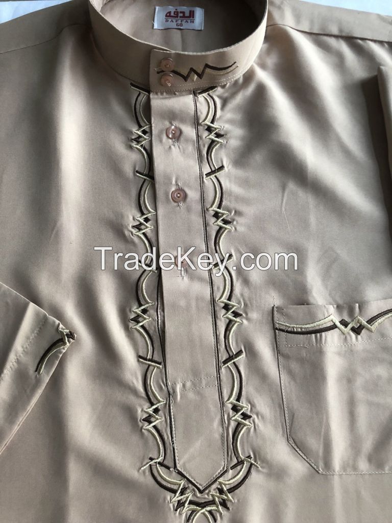 Arabic Muslim Clothing With Single Button