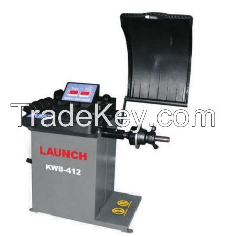 Launch Automatic Wheel Balancer Kwb412 Automatic Distance and Wheel Diameter Measuring Balancer