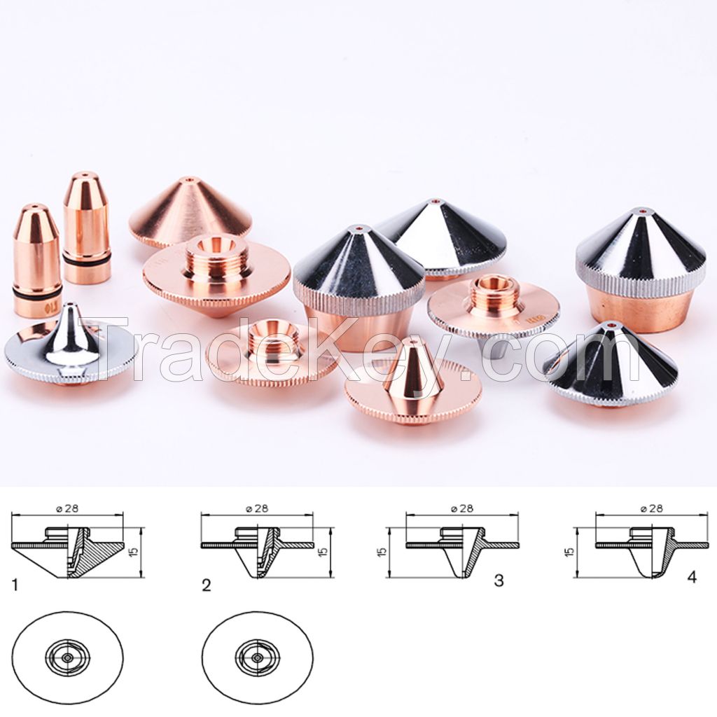 Raytools Dia.32mm H15 Caliber 0.8-6.0 Single/Double Layers Welding Laser Nozzles for Fiber Laser Cutting CNC Machine