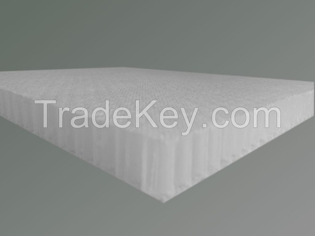 8mm Cell Diameter PP Honeycomb Panel