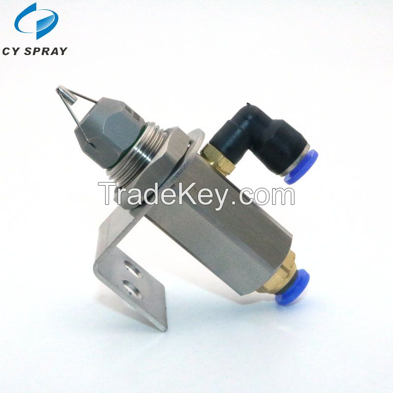 High Quality Stainless Steel 316 Ultrasonic Air Atomizing Nozzle SK508 Dry Fog Nozzle Water Air Atomizing Mixing Nozzle