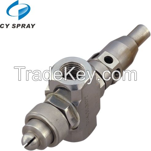 Stainless Steel Air Atomizing Nozzle air water mixing nozzle Two-Fluid Mixing Nozzle