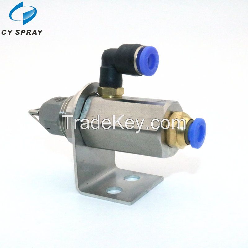 High Quality Stainless Steel 316 Ultrasonic Air Atomizing Nozzle SK508 Dry Fog Nozzle Water Air Atomizing Mixing Nozzle