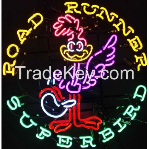 Road runner super bird neon sign light sign - manufacturer - online store