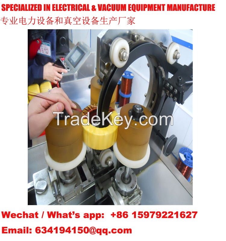Epoxy Resin Metering CT Toroidal CNC Coil Winding Machine for 10KV Indoor Current Transformer