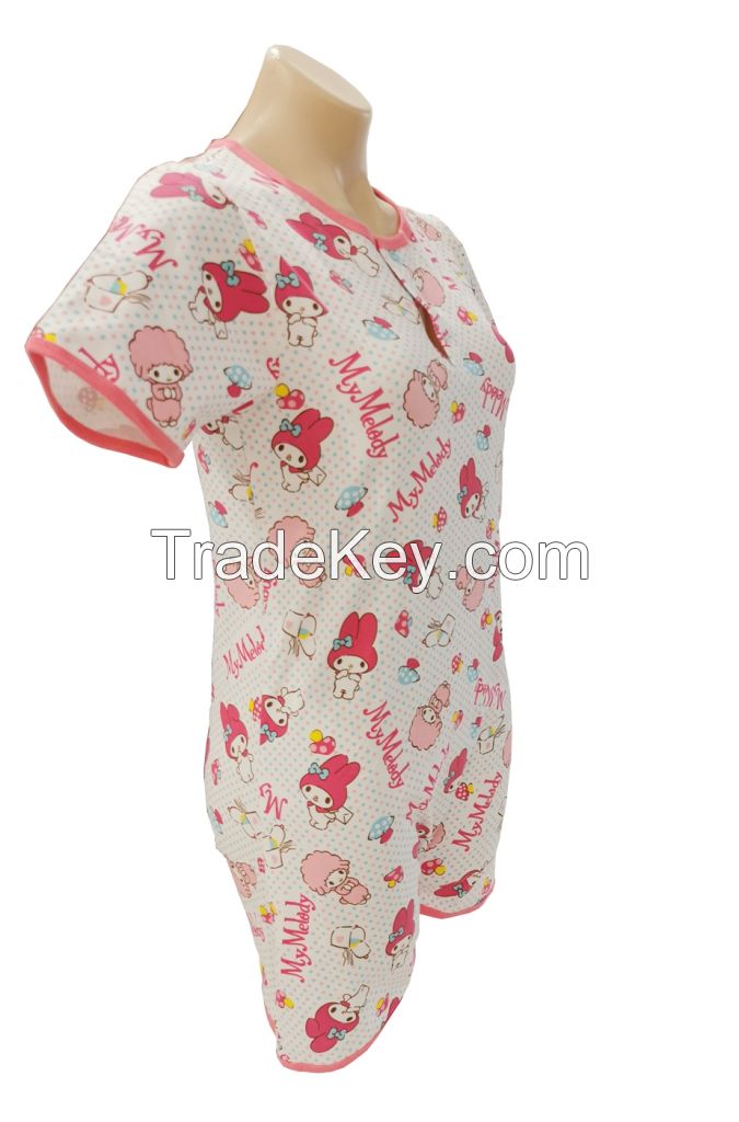 Sheep girl bodysuit with short leg/adult onesie/adult bodysuit/adult baby romper/abdl clothes/printed adult bodysuit