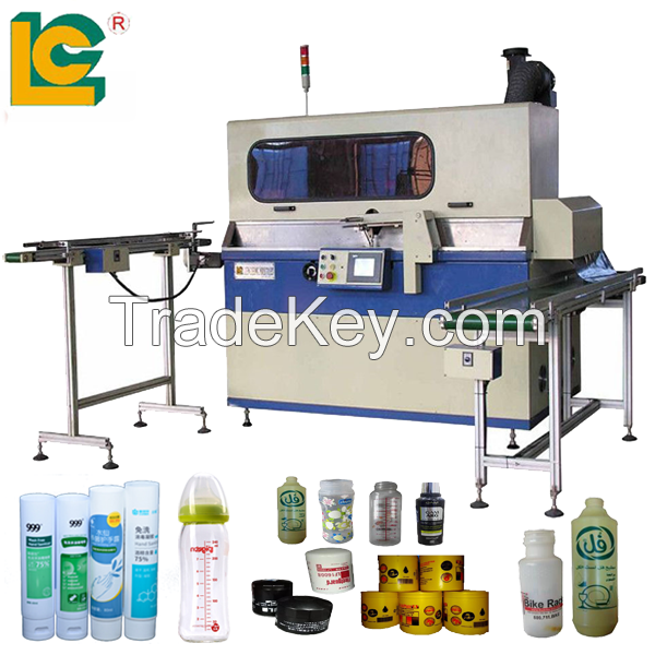  Automatic UV printing machine for bottles jars cups cans