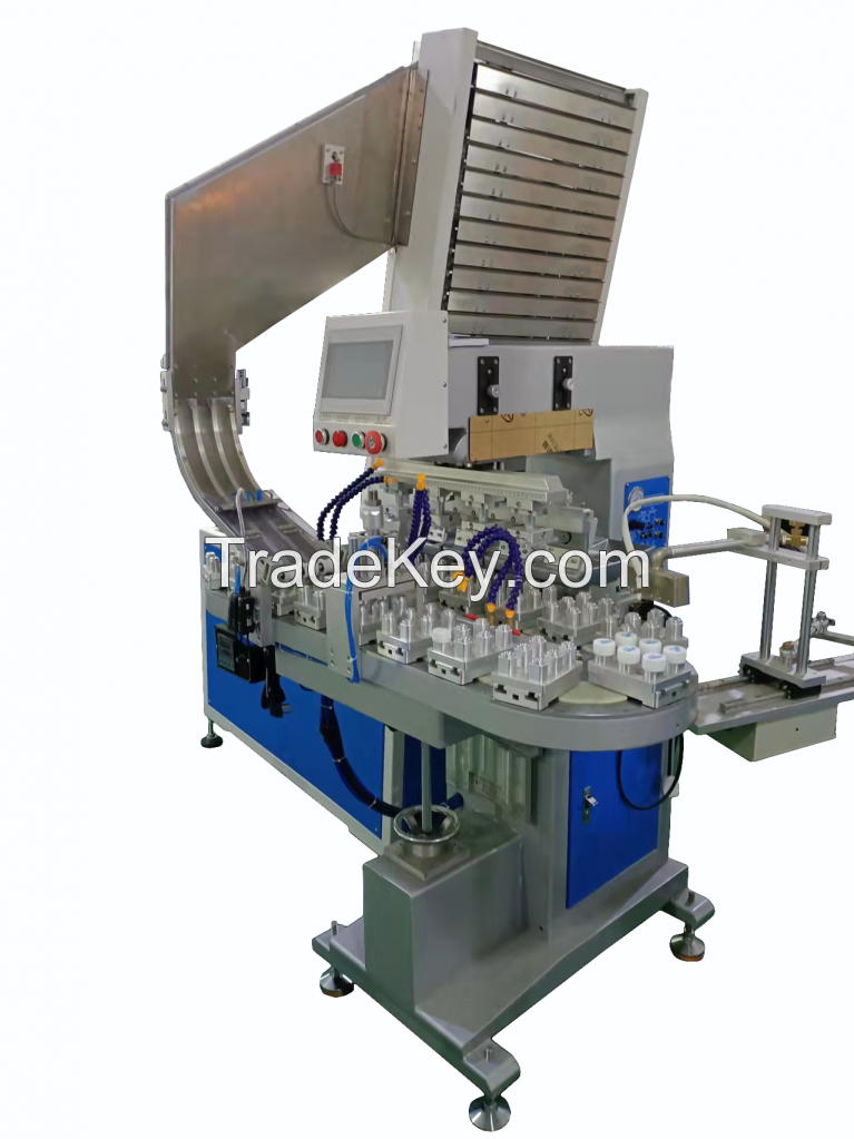 LC Latest  Automatic pad printing machine for bottle cap cover