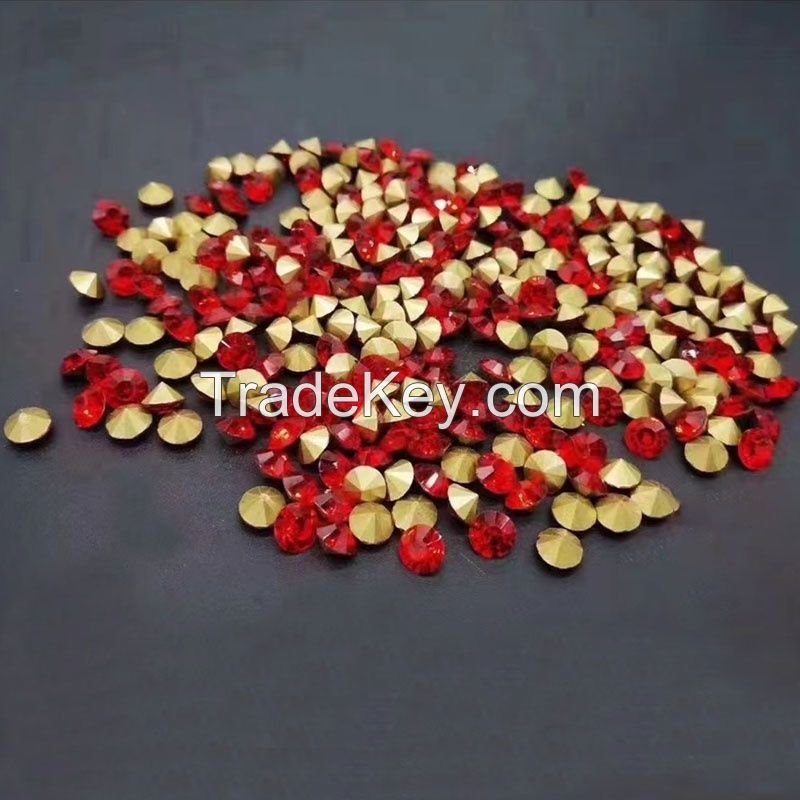 Point back rhinestone