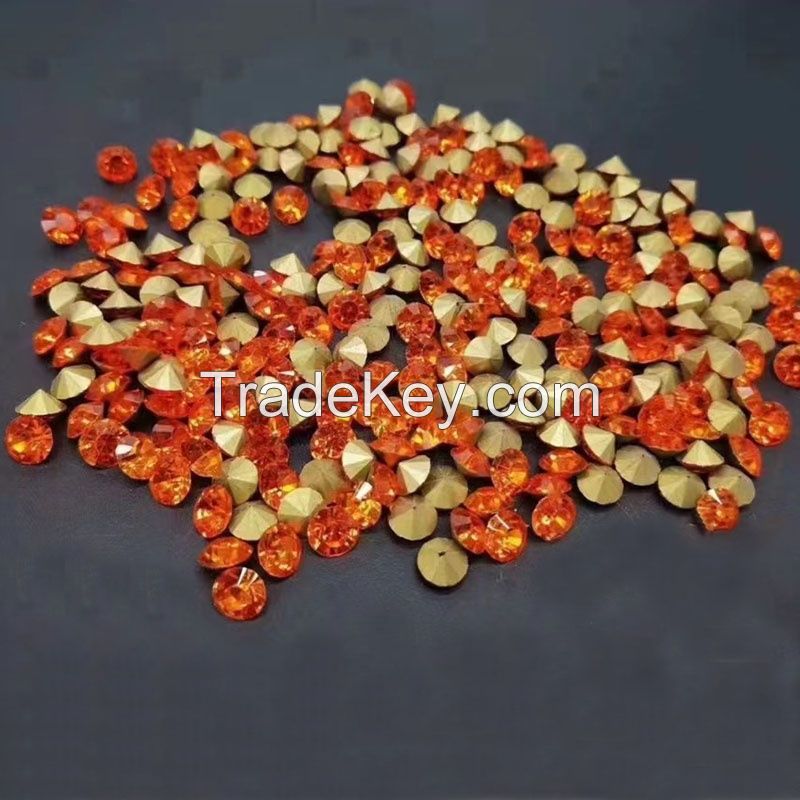 Point back rhinestone