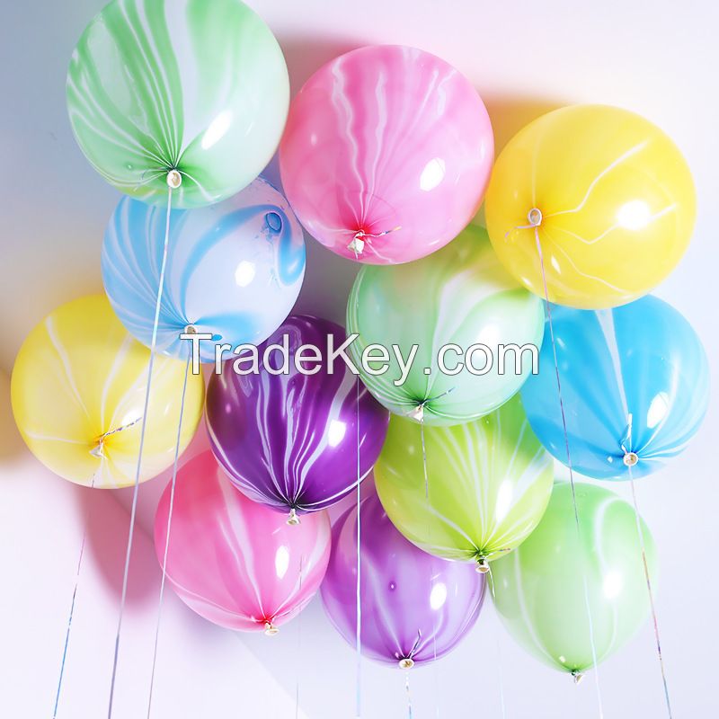 latex marble balloons 10inch 2.2g wholesale for party decorations