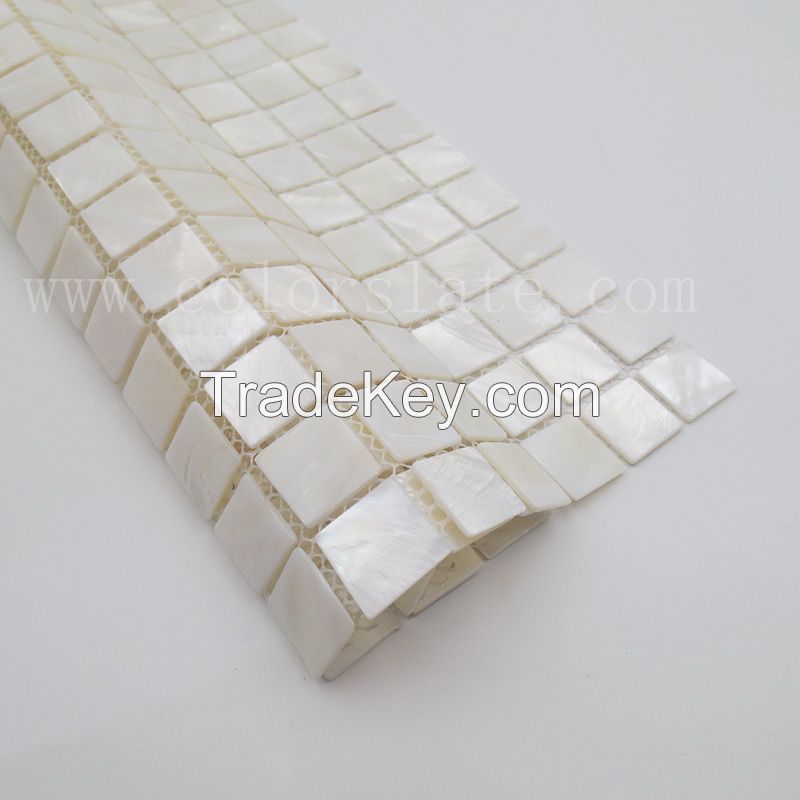 100% natural river shell mosaic tile for interior wall decoration