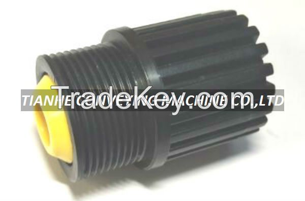 Plastic Poly-V Roller End Cap, Multi-Belt Plastic Roller End Cap