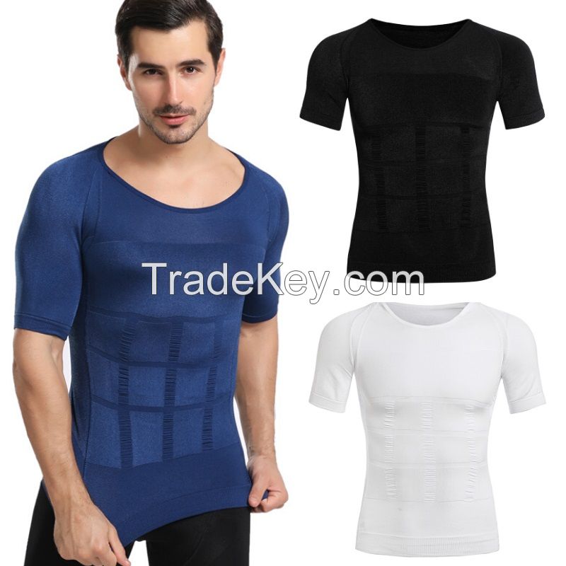 Amazon Best Selling Shapewear For Men Bodywear Slimming Shirt