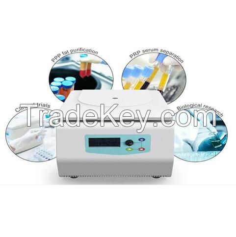 Lab Centrifuge 5, 500rpm horizontal rotor Talble top LCD Display L-500