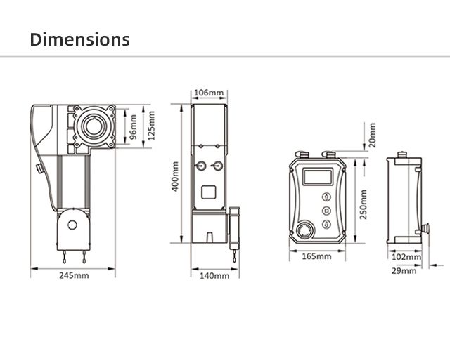 Industrial Door Opener i-60 for 35sqm doors AAVAQ