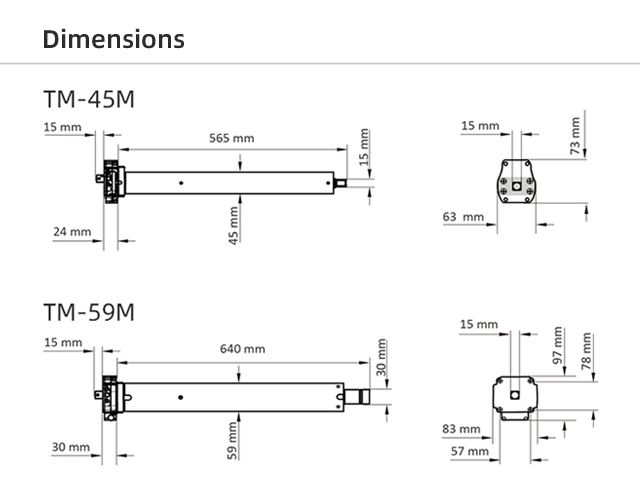 Tubular Motor TM Series for Roller Shutter Doors for Garage Doors AAVAQ